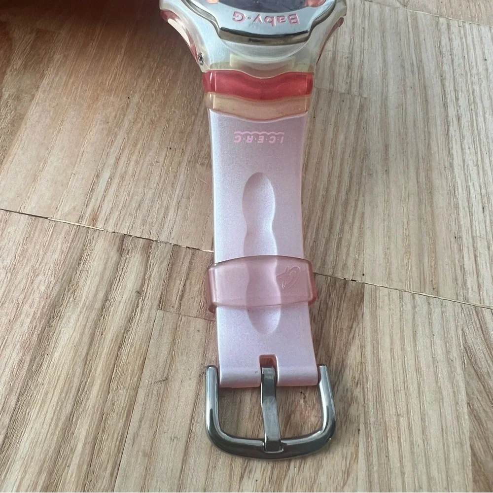 RARE CASIO BABY-G dolphin & whale eco-research pink Digital watch NEW BATTERY